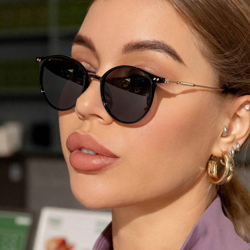 Vintage Fashion And Design - New Round Vintage Sunglasses Women Retro