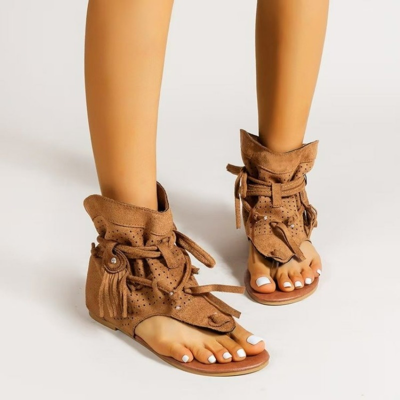 Vintage Fashion Dress - Women's Sandals 2026 Retro Gladiator Ladies