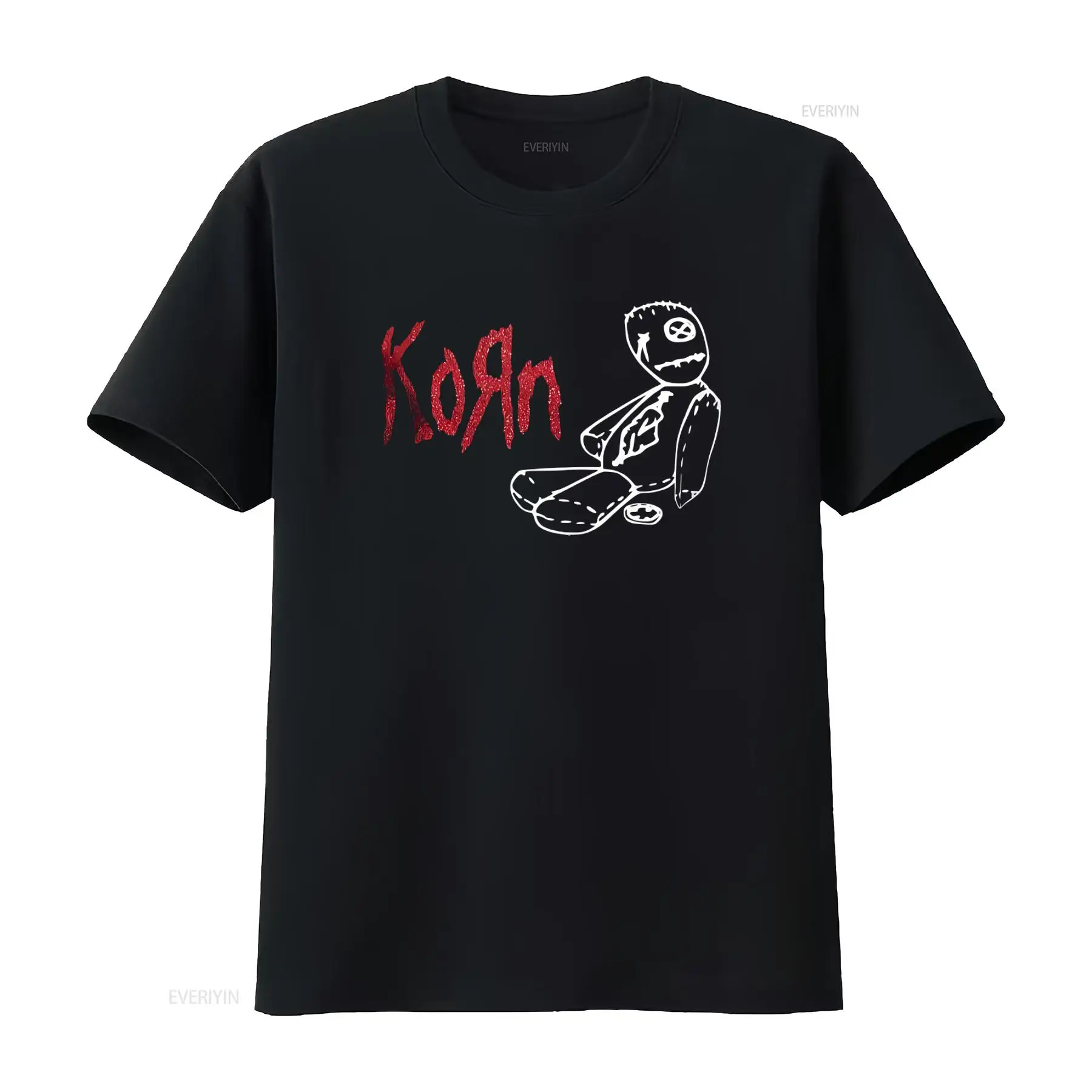 Vintage Fashion Dolls - Korn Red Glitter Baby T Shirt