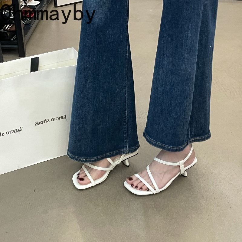 Vintage Fashion Dress - Vintage Summer Open Toe High Heel