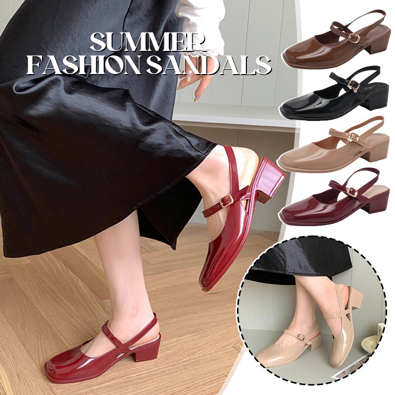 Women's Sandals Summer 2025 Sq - مراجعة Vintage Old Fashion وسعره