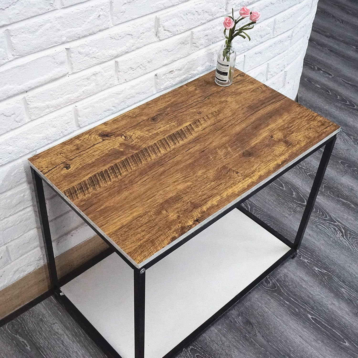 Black wood grain thickening wa - مراجعة Vintage Fashion Wallpaper وسعره
