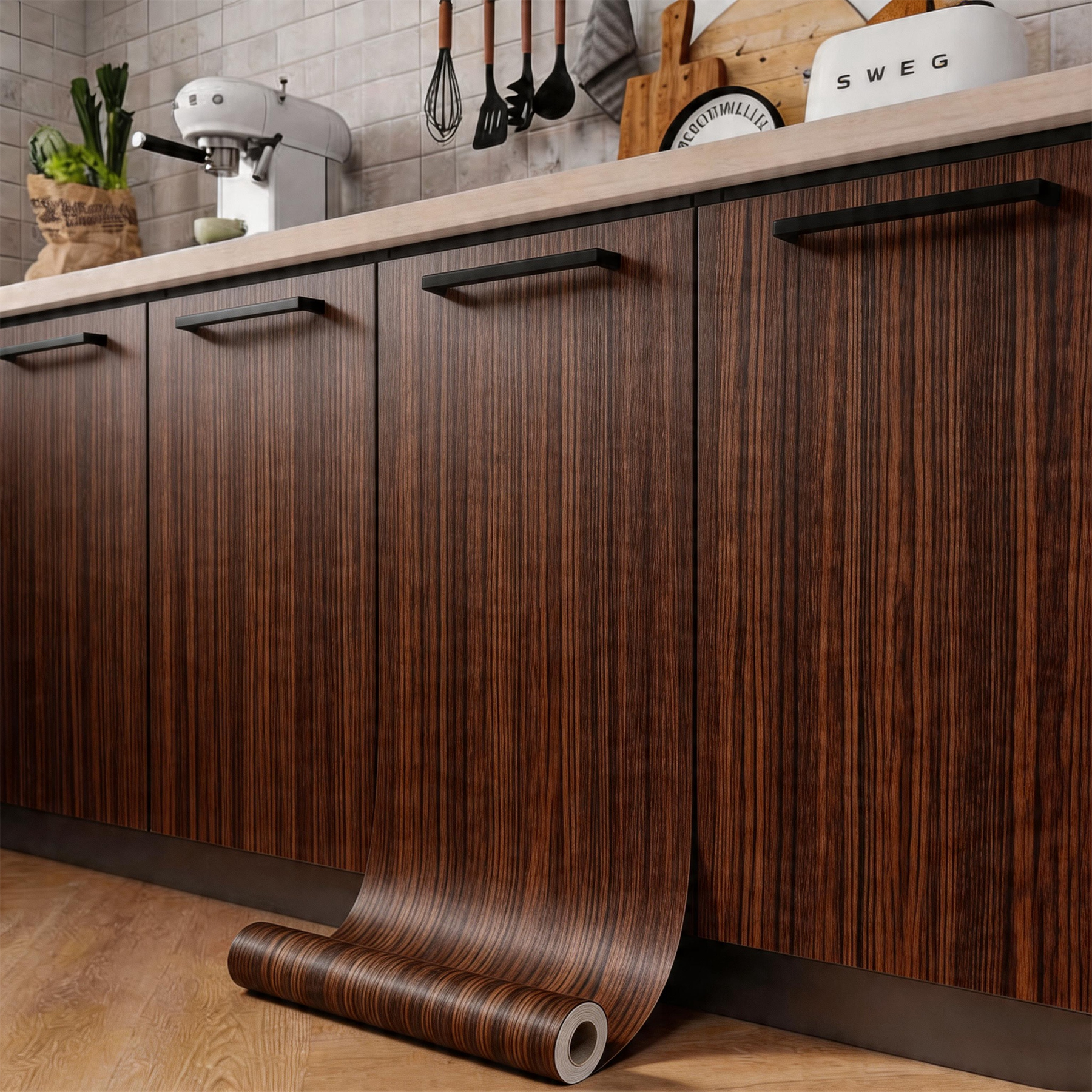 Waterproof Wood Vinyl Wallpape - مراجعة Vintage Fashion Wallpaper وسعره