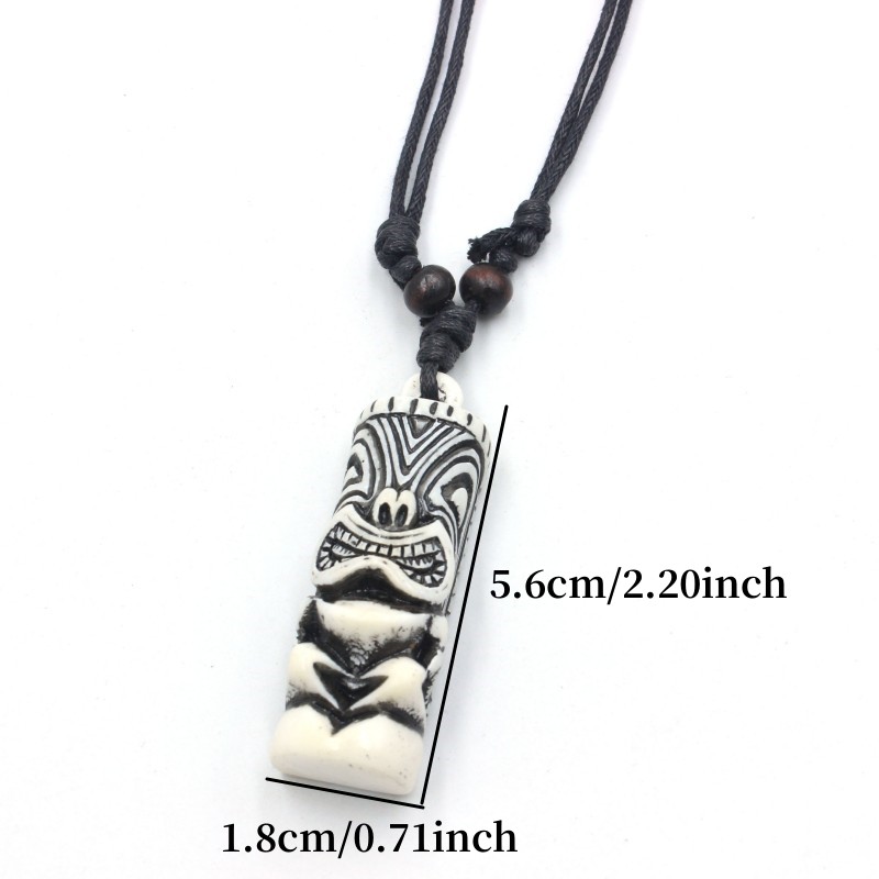 12pcs/Lot Hawaiian Tiki totem  - مراجعة Vintage Fashion Nz وسعره
