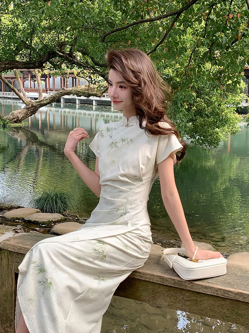 2023 New Chinese Style Dress C - مراجعة Vintage Fashion Looks وسعره