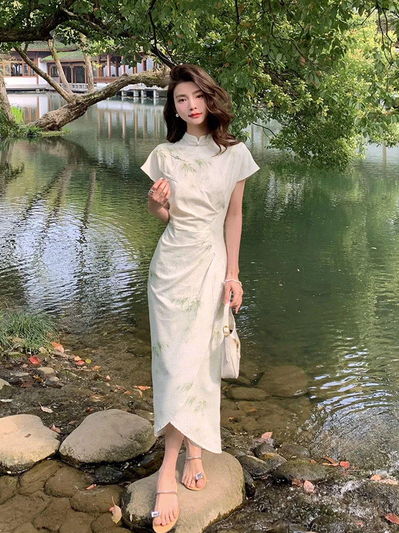 2023 New Chinese Style Dress C - مراجعة Vintage Fashion Looks وسعره