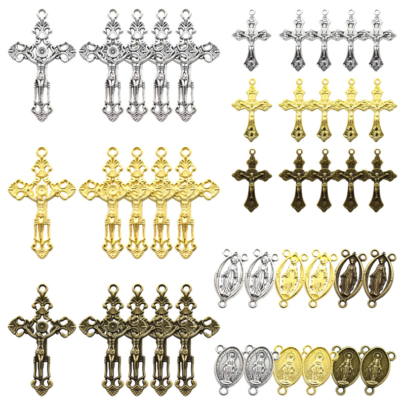 12pcs Center Miraculous Medal  - مراجعة Vintage Fashion Nz وسعره