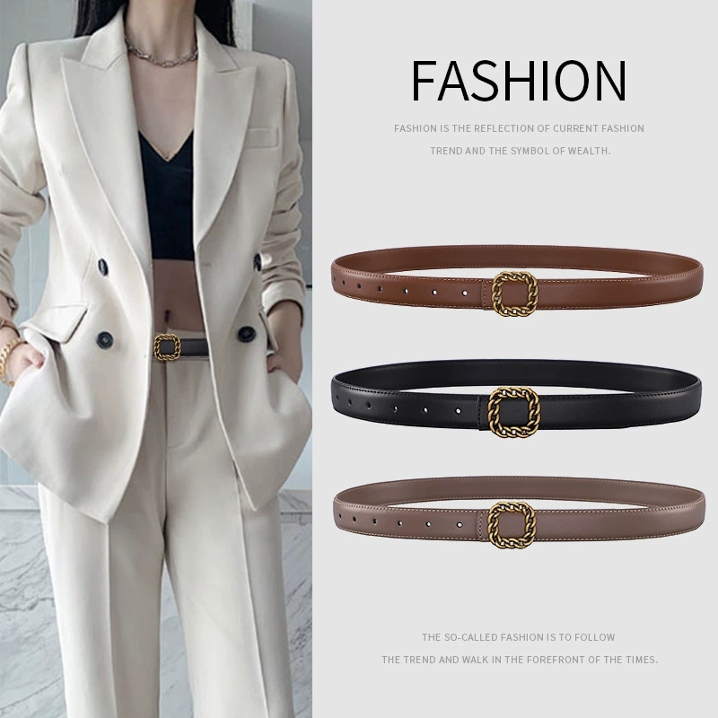 Ladies' vintage square buckle  - مراجعة Vintage Fashion Looks وسعره