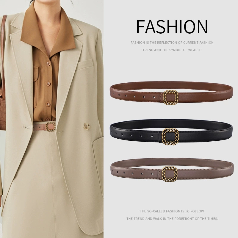 Ladies' vintage square buckle  - مراجعة Vintage Fashion Looks وسعره