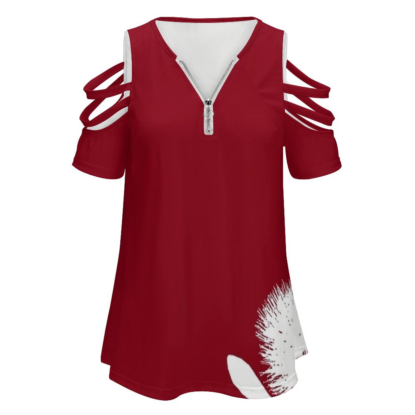 Pohutukawa-White On Red Women  - مراجعة Vintage Fashion Nz وسعره