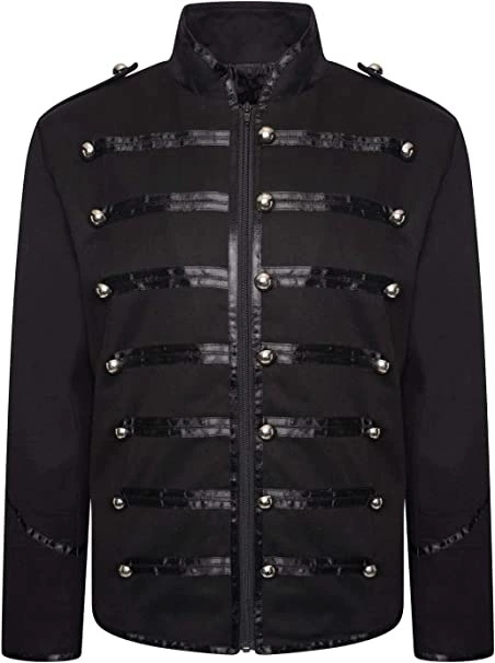 Men's Steampunk Rockstar Jacke - مراجعة Vintage Fashion Dress وسعره