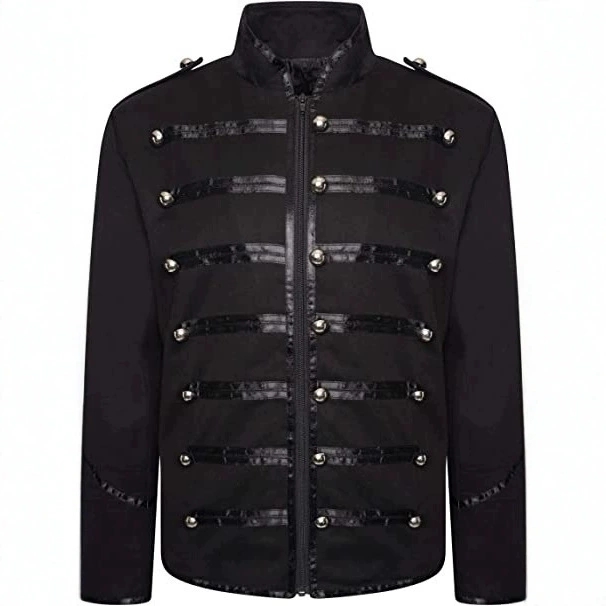 Men's Steampunk Rockstar Jacke - مراجعة Vintage Fashion Dress وسعره