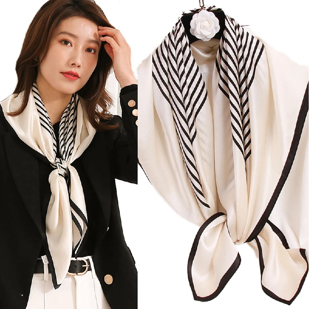 Vintage 100% Silk Scarf Women  - مراجعة Vintage Fashion Patterns وسعره