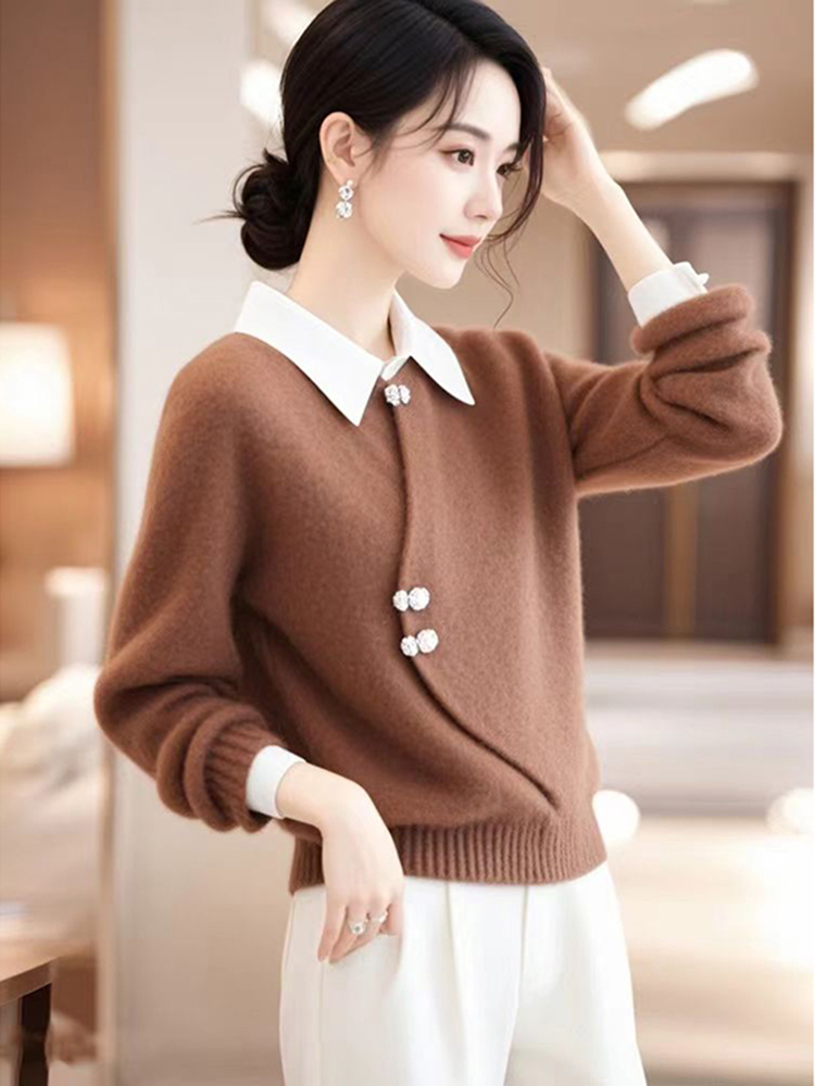 Women's Long Sleeve Knitwear   - مراجعة Vintage Fashion Looks وسعره