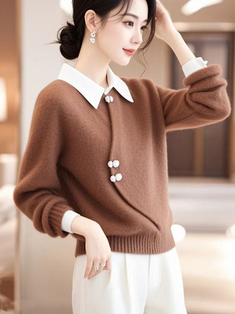 Women's Long Sleeve Knitwear   - مراجعة Vintage Fashion Looks وسعره