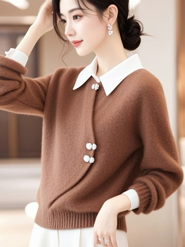 Women's Long Sleeve Knitwear   - مراجعة Vintage Fashion Looks وسعره