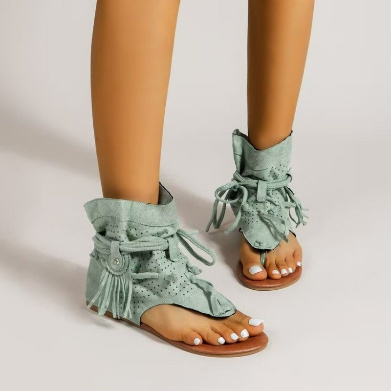 Women's Sandals 2026 Retro Gla - مراجعة Vintage Fashion Dress وسعره