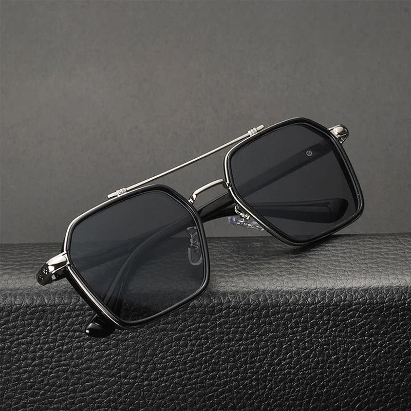 Trendy Anti-UV Sunglasses Men' - مراجعة Vintage Fashion Streetwear وسعره