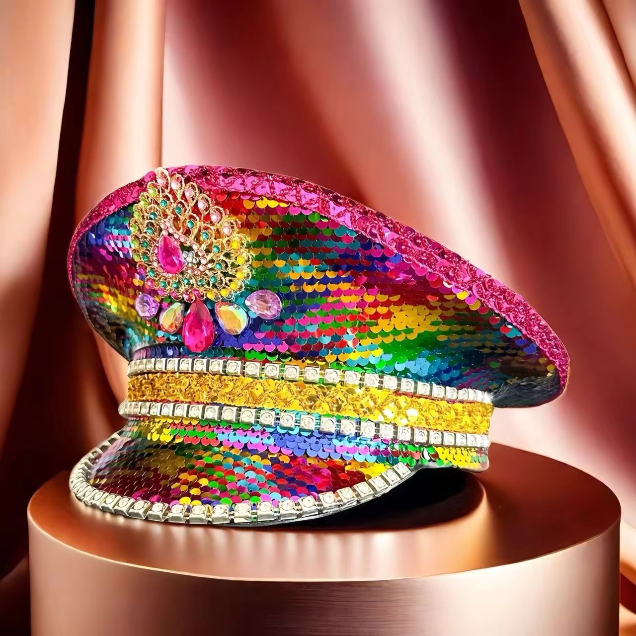 HongLuan Colourful Fashion Cap - مراجعة Vintage Fashion Hats وسعره