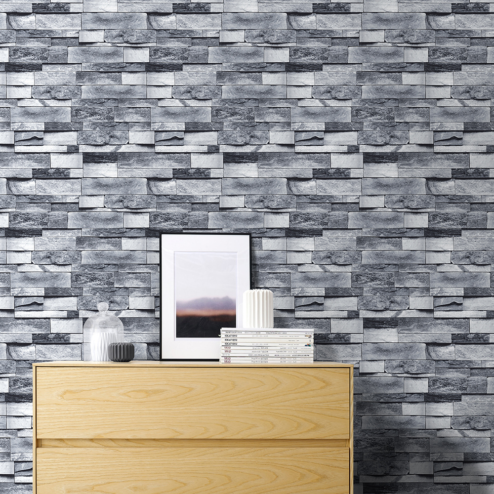 Light Gray Brick Peel And Stic - مراجعة Vintage Fashion Wallpaper وسعره