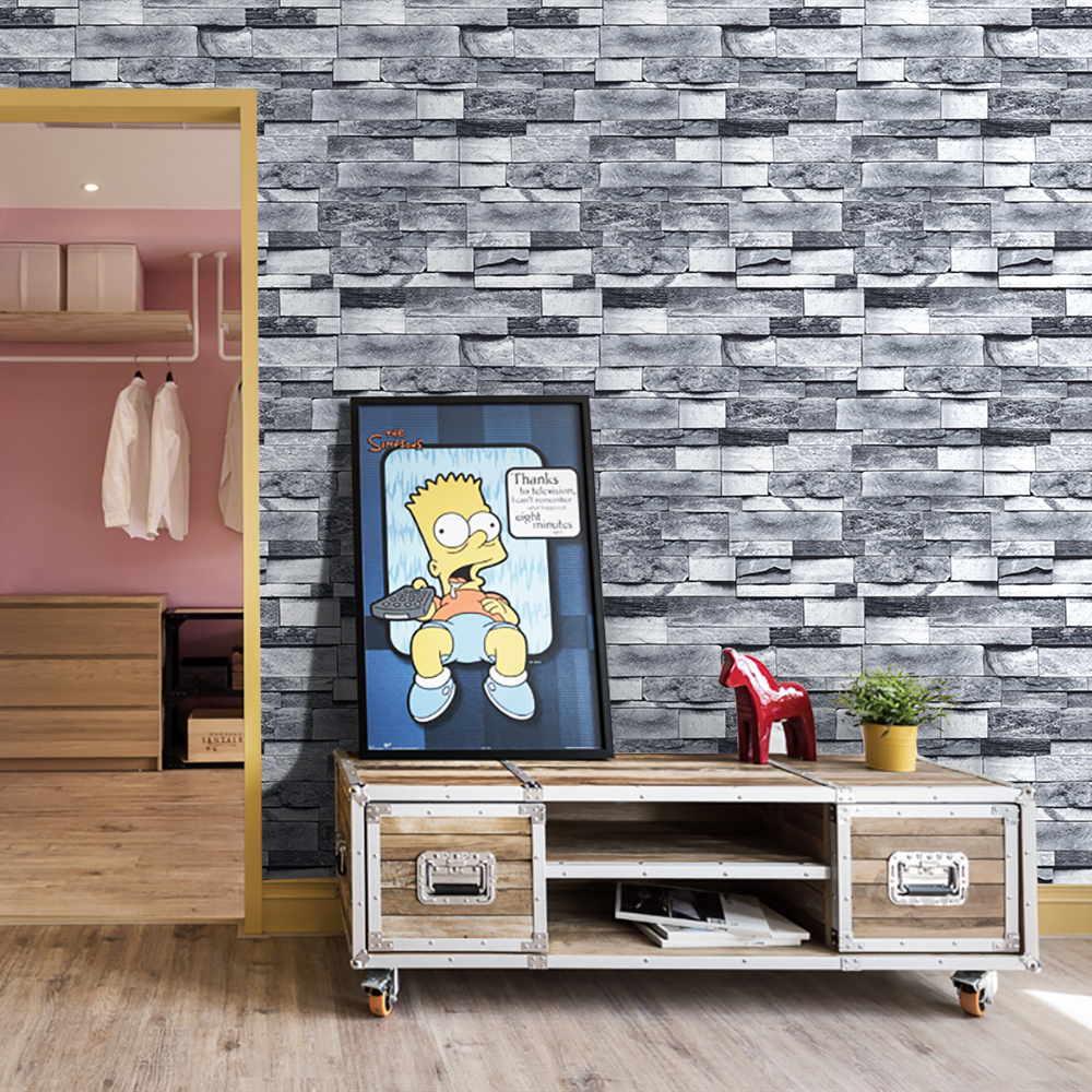 Light Gray Brick Peel And Stic - مراجعة Vintage Fashion Wallpaper وسعره