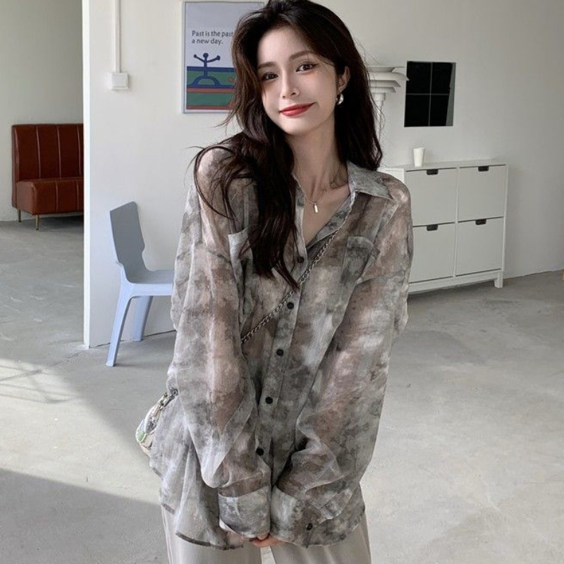 Tie Dye Shirts Women Loose Sun - مراجعة Vintage Fashion Style Female وسعره