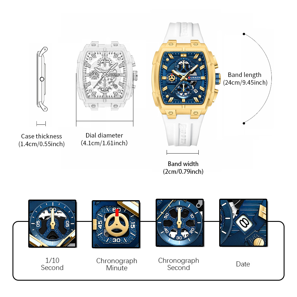 CURREN Luxury Vintage Watch fo - مراجعة Vintage Fashion For Men وسعره