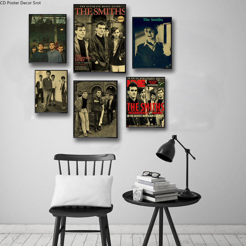 Rock Band The Smiths Retro Pos - مراجعة Vintage Fashion Wallpaper وسعره