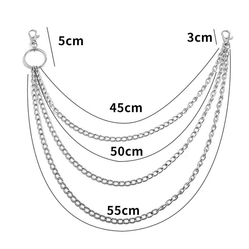 Layer Metal Belt Chain Punk Ho - مراجعة Vintage Fashion Guild وسعره