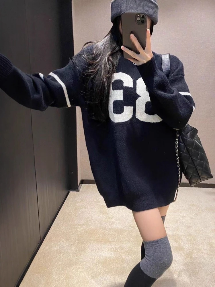 Y2K Vintage Knitted Sweater Wo - مراجعة Vintage Fashion Streetwear وسعره