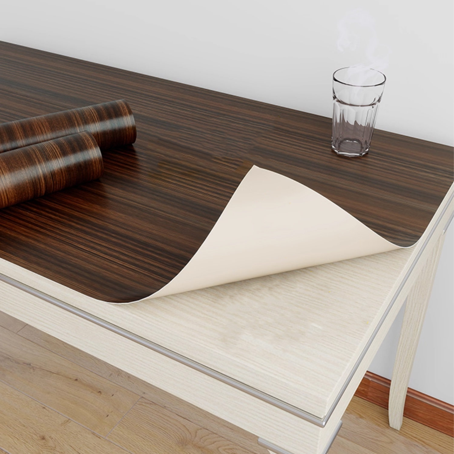 40CM Roll Material Wood Grain  - مراجعة Vintage Fashion Wallpaper وسعره