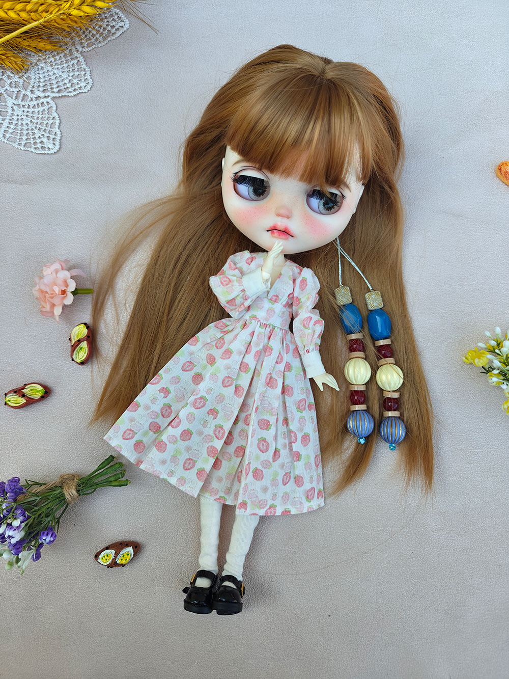 NEW blythe dolls clothes  Vint - مراجعة Vintage Fashion Dolls وسعره