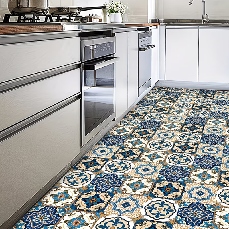 Waterproof European Retro Tile - مراجعة Vintage Fashion Wallpaper وسعره