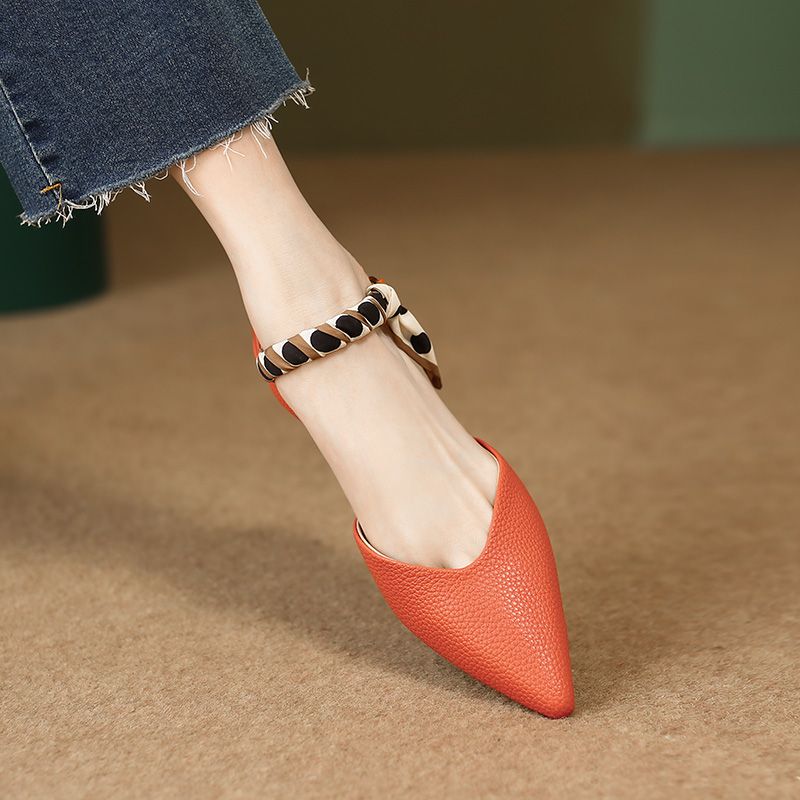 Summer French Pointy Women's S - مراجعة Vintage Fashion Style Female وسعره