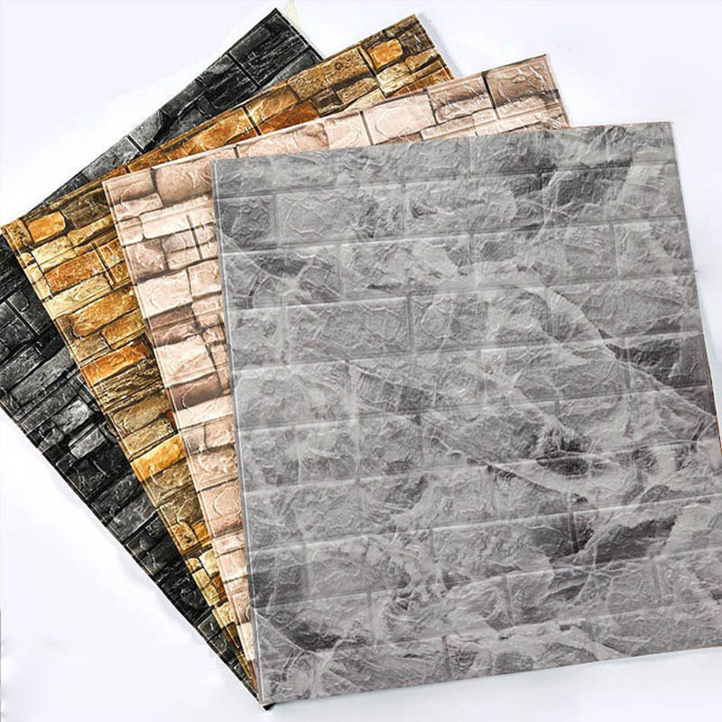 12Pcs 35*30cm High Quality 3D  - مراجعة Vintage Fashion Wallpaper وسعره