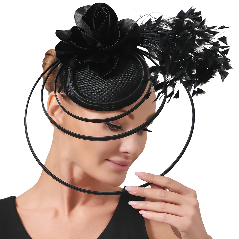 Beauty Pink Ladies Event Fasin - مراجعة Vintage Fashion Hats وسعره