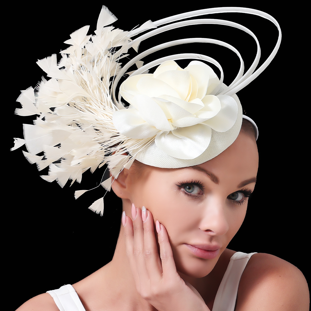 Beauty Pink Ladies Event Fasin - مراجعة Vintage Fashion Hats وسعره