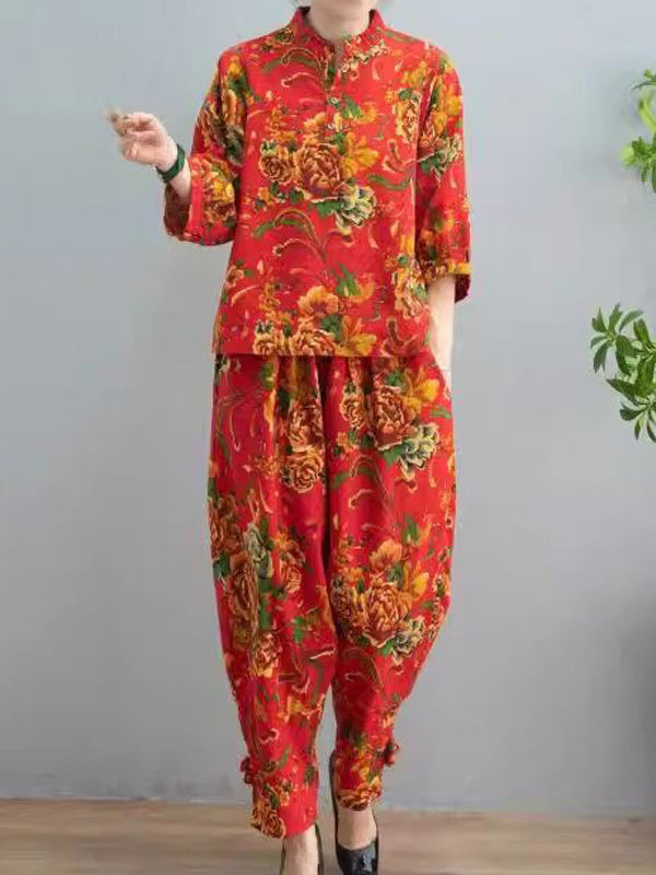 Spring Autumn Women's Ethnic S - مراجعة Vintage Fashion Patterns وسعره