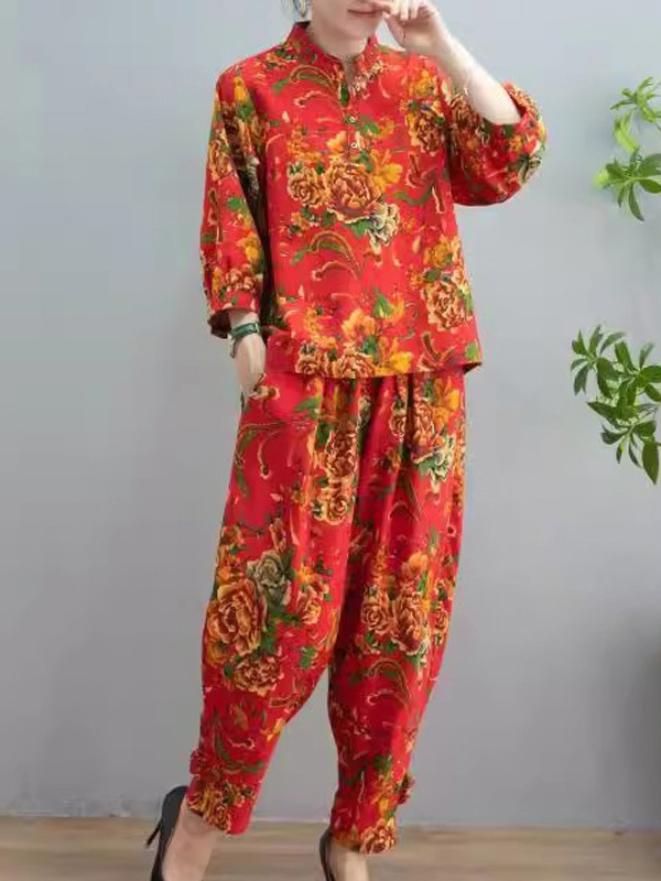 Spring Autumn Women's Ethnic S - مراجعة Vintage Fashion Patterns وسعره