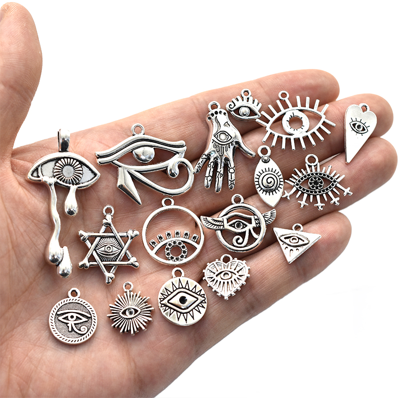 16pcs Mixed Eye of Horus Charm - مراجعة Vintage Fashion Nz وسعره