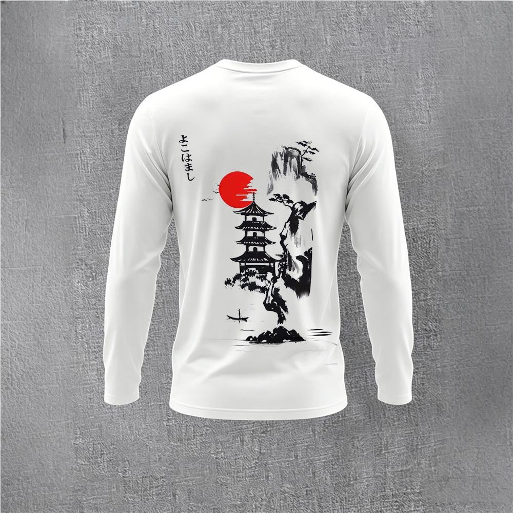 Chinese Style Ink Plum Blossom - مراجعة Vintage Fashion For Men وسعره