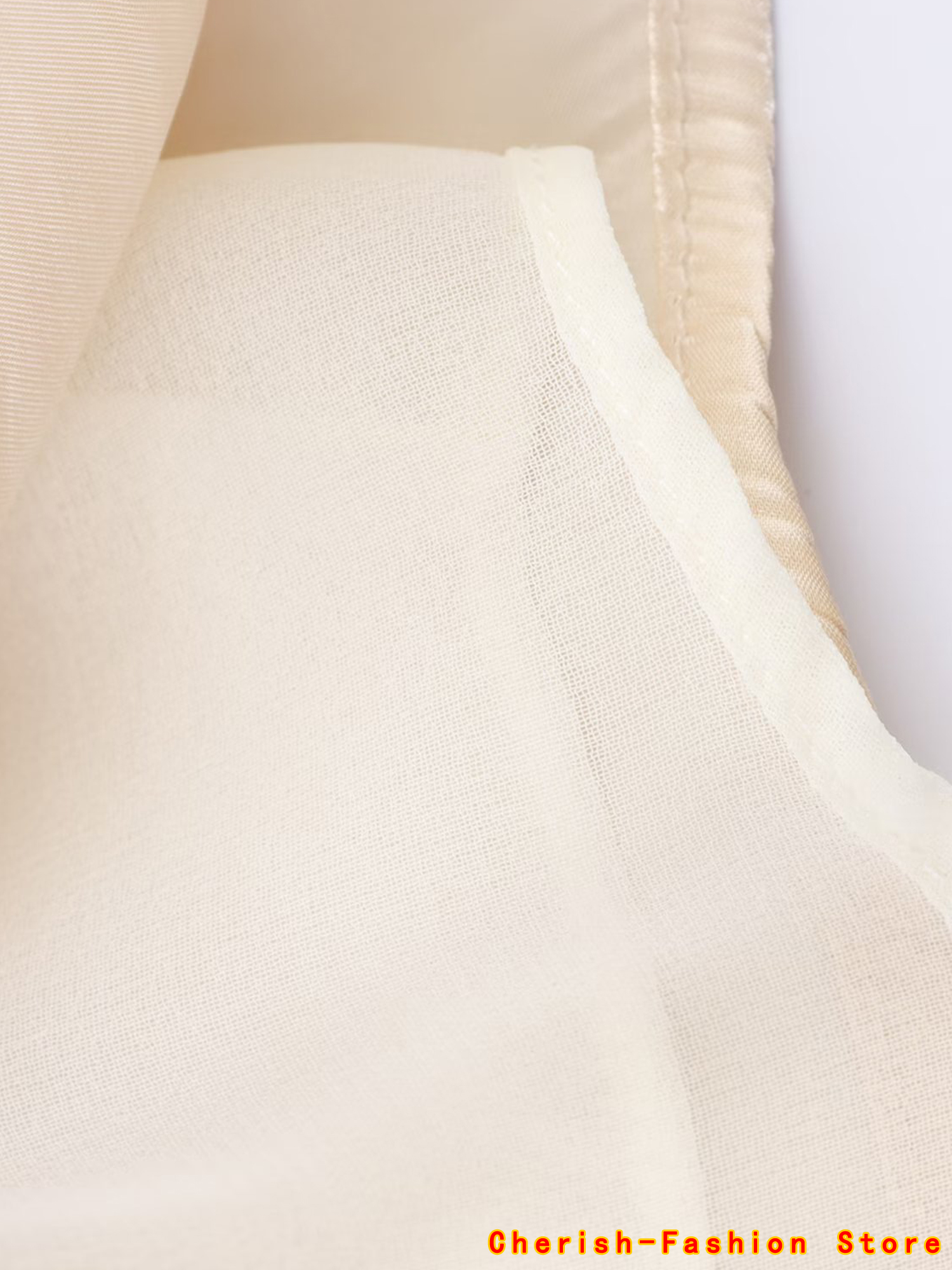 Women Fashion Beige Tierred Ru - مراجعة Vintage Fashion Style Female وسعره