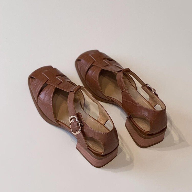 Women's Sandals Summer New Fas - مراجعة Vintage Old Fashion وسعره