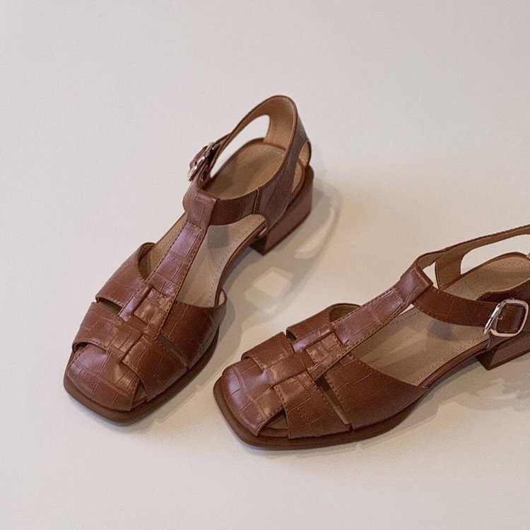 Women's Sandals Summer New Fas - مراجعة Vintage Old Fashion وسعره