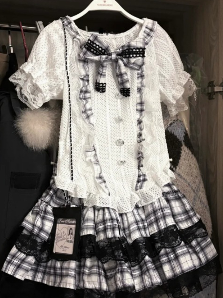 Japanese Sweet Preppy Style 2  - مراجعة Vintage Fashion Style Female وسعره