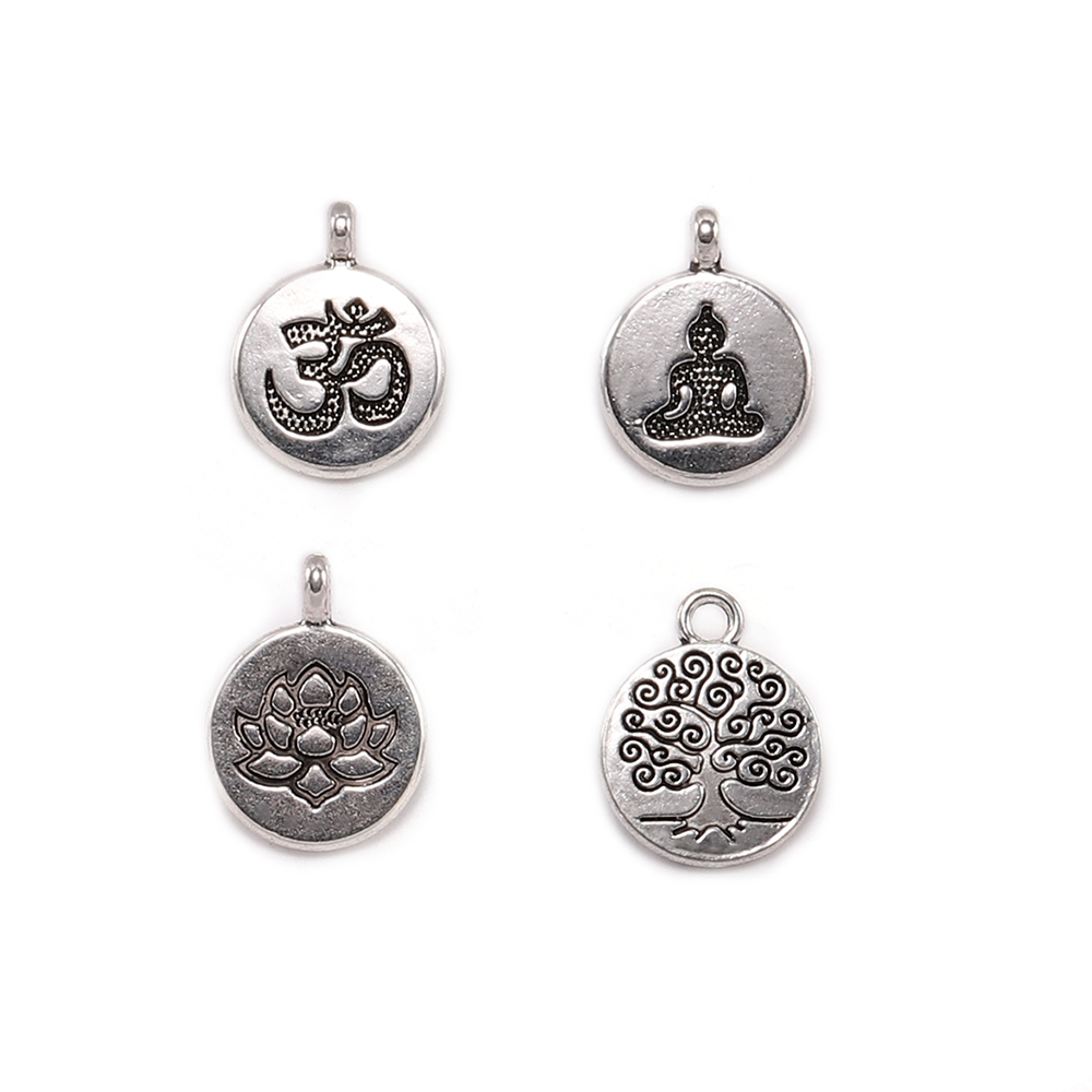 10pcs/lot Antique Chakra Charm - مراجعة Vintage Fashion Nz وسعره