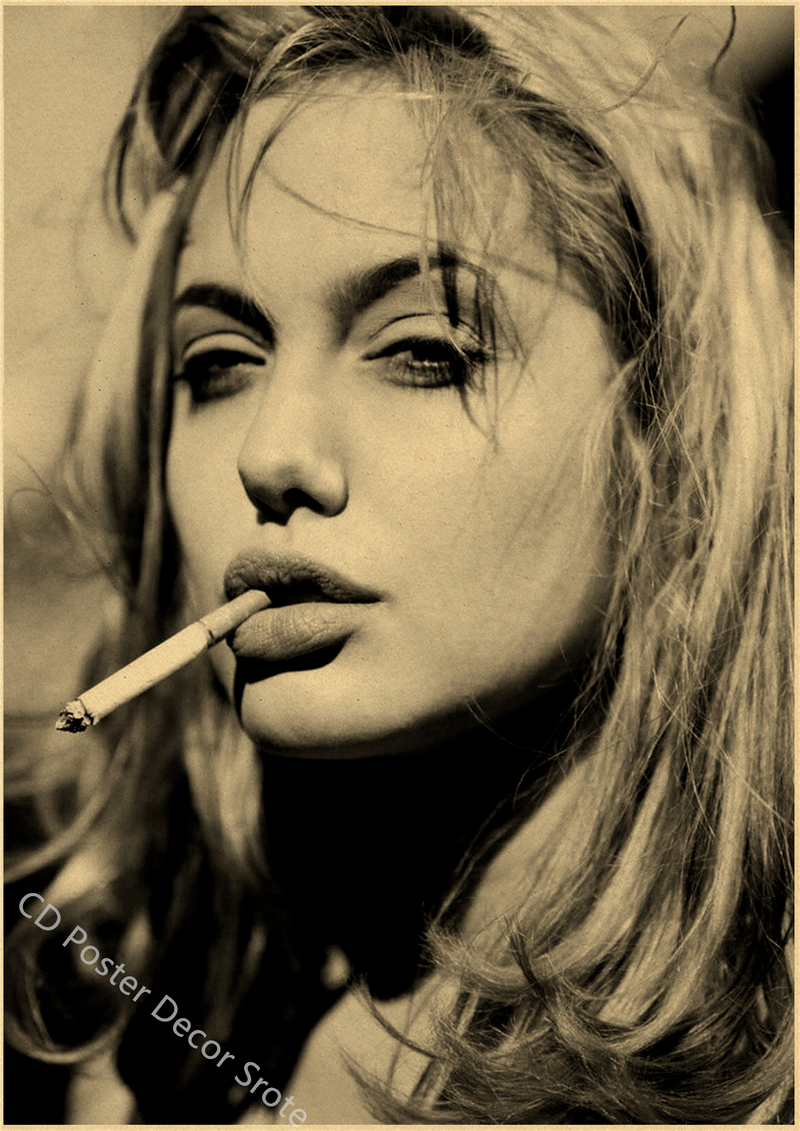 Angelina Jolie Vintage Poster  - مراجعة Vintage Fashion Wallpaper وسعره