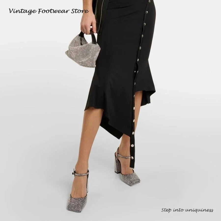 Vintage Crystal Embellished Pu - مراجعة Vintage Fashion Dress وسعره