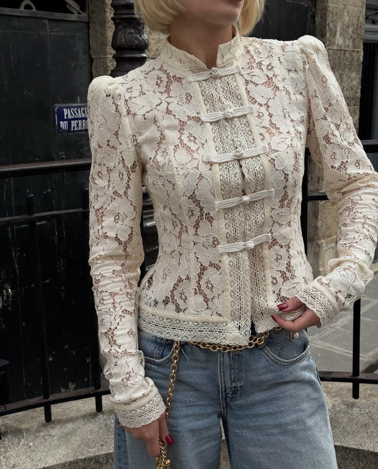 Elegant Luxury Lace Blouse Fas - مراجعة Vintage Fashion Looks وسعره