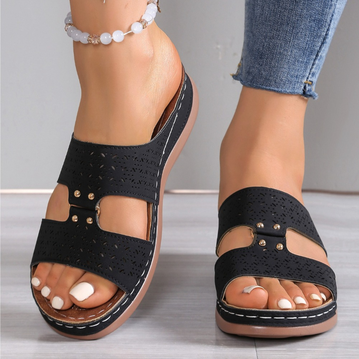 2026 Summer Women Wedge Slippe - مراجعة Vintage Old Fashion وسعره